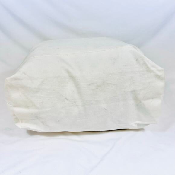 Vans Off The Wall Reusable Large Tote Bag Classic Style Bold Logo White New - Picture 4 of 10